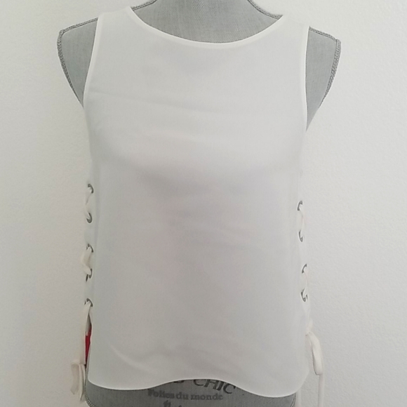 NWT Rag and Bone Lace-up Top sz Small - Picture 1 of 6